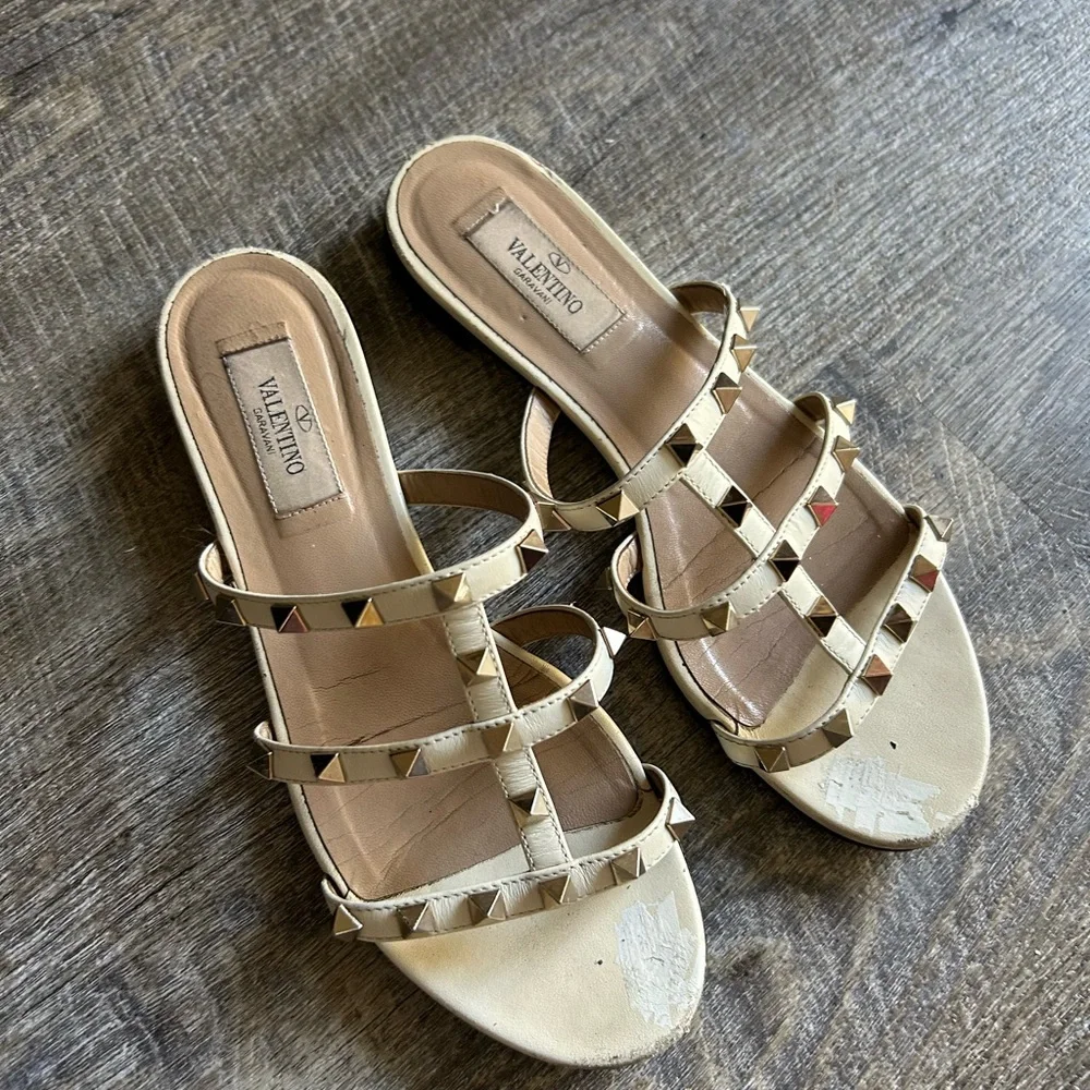 Valentino flat sandals - Picture 1 of 14
